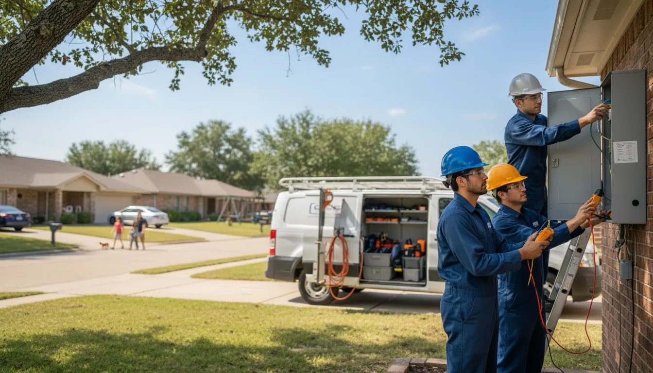 Certified electrician providing emergency electrical services in Almond, NC